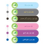 بسته رنگین کمان چای های سبز نیوشا